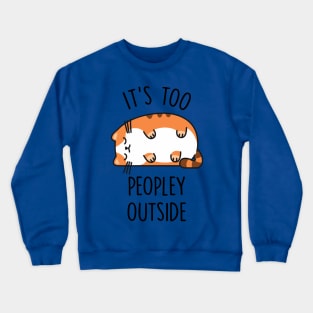 TOO PEOPLEY CAT  4 Crewneck Sweatshirt